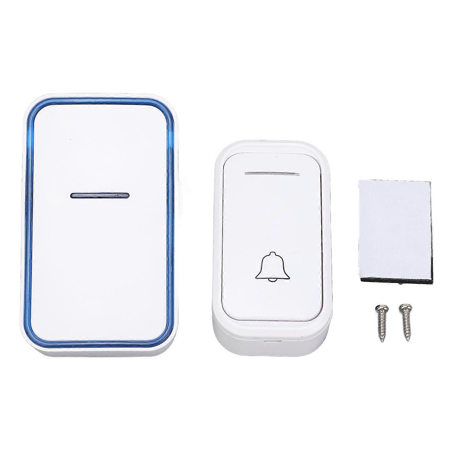 Wireless Doorbell with Receiver - 262ft Range, 38 Melodies, Easy Install, Versatile Use