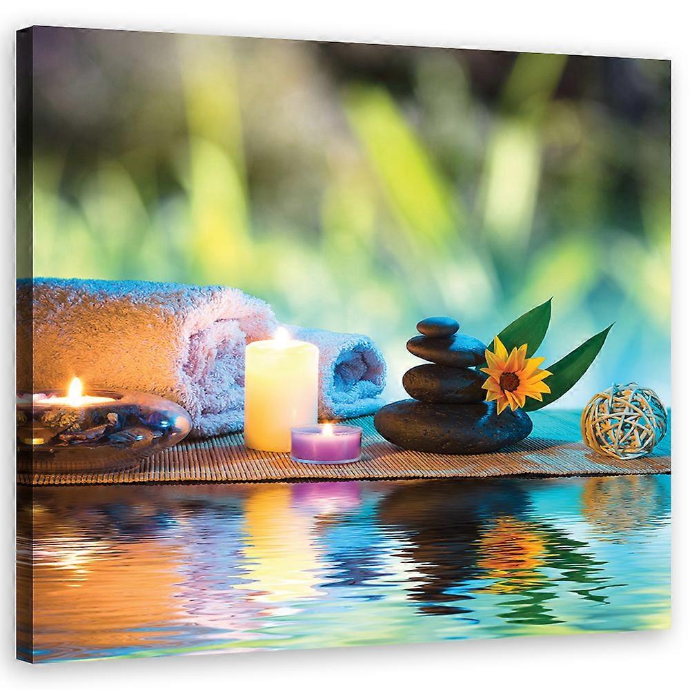 Imprimare pe pânză, Abstracțiuni - Colorat - 30x30