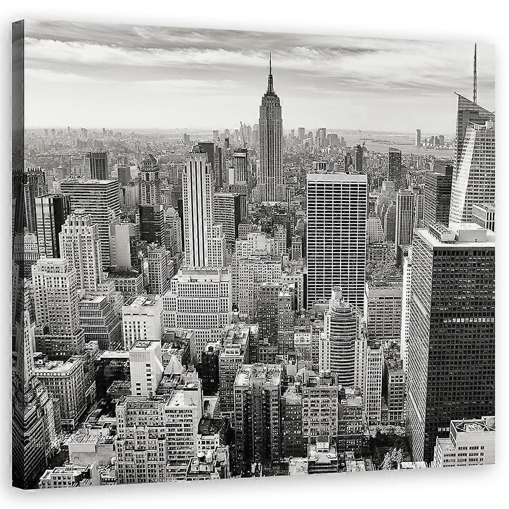 Impression sur toile, Vue de Manhattan - 30x30