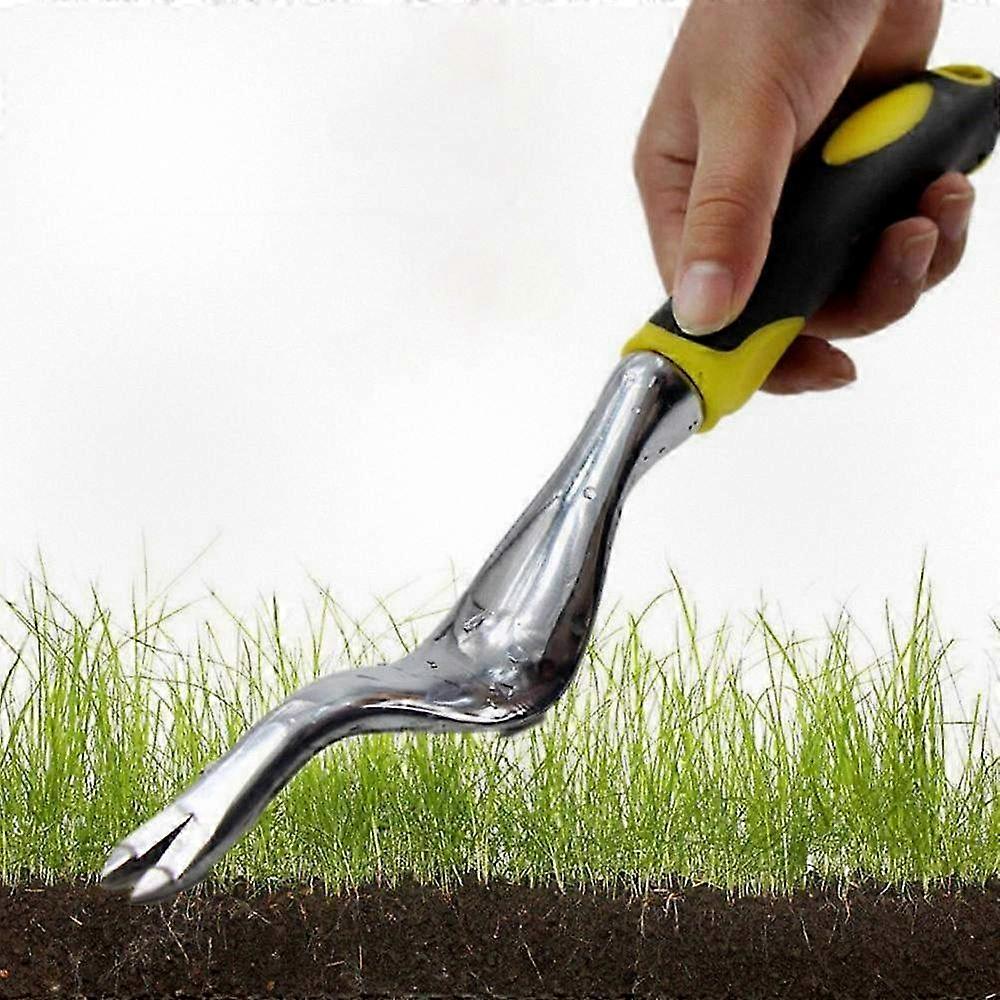 Alloy Garden Trowel with Yellow Handle for Digging Soil and Weeding