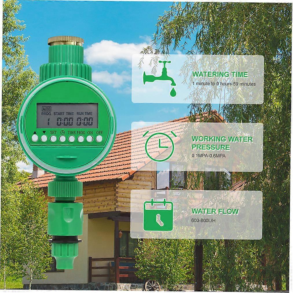 Programmable Garden Hose Timer 1/2" & 3/4" LCD, Battery Operated