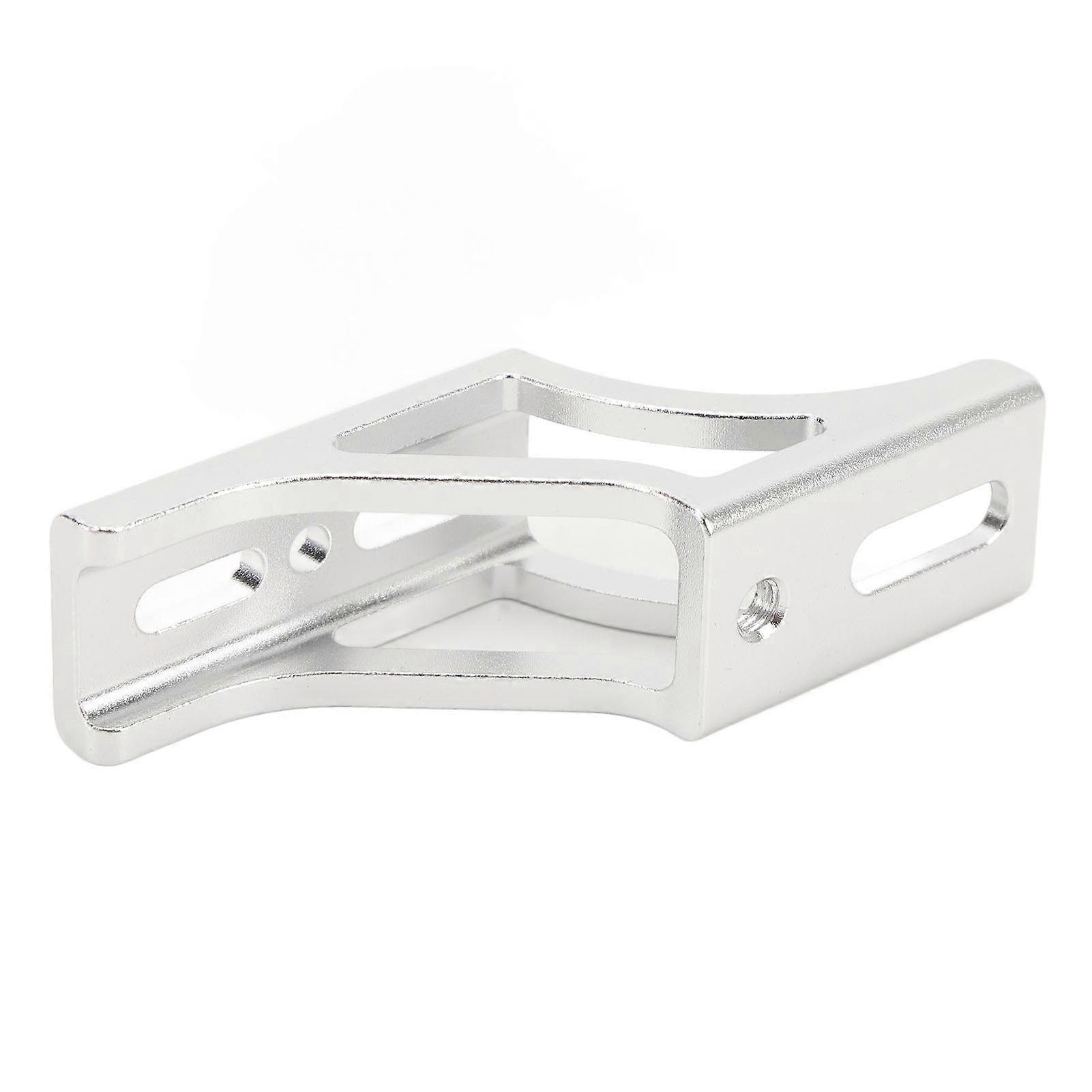 Front Carrier Block Adapter Riser for Folding Cycle Bag Mount, Silver