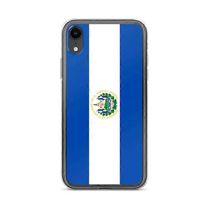 Phone case - PIXELFORMA - Salvador Flag - iPhone XR - Flexible - Multicolor - Protection