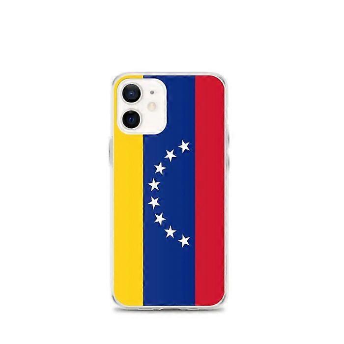 iPhone Case - Multicolor - Venezuela Flag - Flexible - Compatible with iPhone 12 mini - Vertical