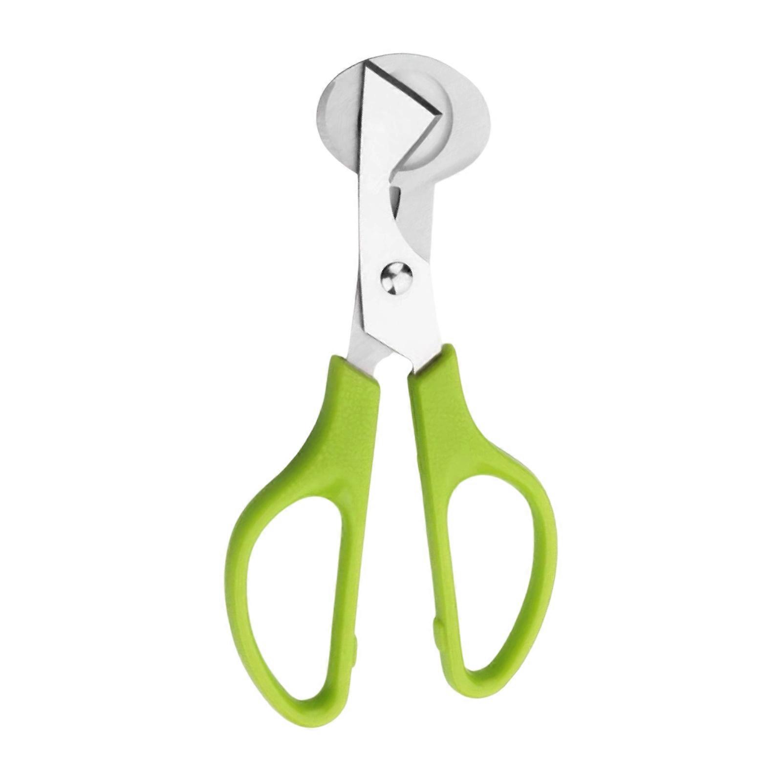 Quail Eggs Opener Scissors Convenient and Comfortable Grip Nonrust Steel Kitchen Shears for Efficient Kitchen Use Green