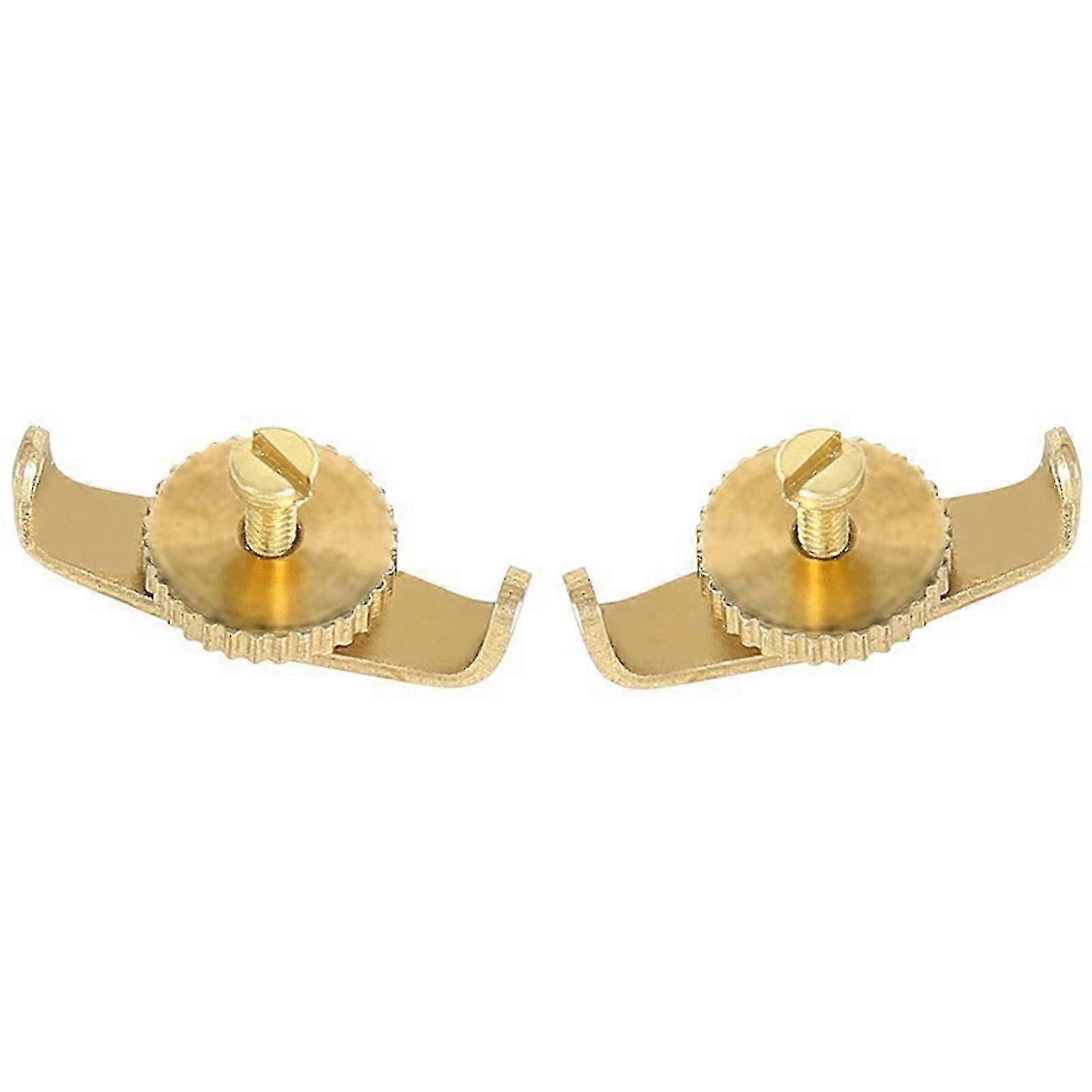 2pcs Erhu Tuner Sturdy Stable Tune Cuivre Erhu Violon Tuning Hardware Outil pour la réparation et l’entretien des instruments avec mécanisme d’accordage de précision