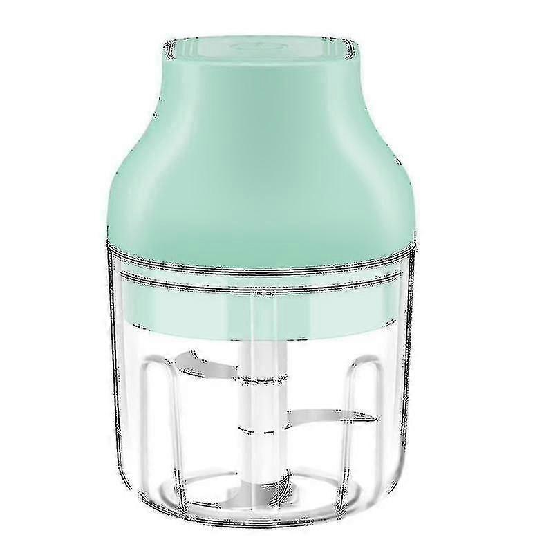 Garlic Chopper Mini Food Processor Usb Rechargeable Wireless Portable Cordless Chopper250ml(green)