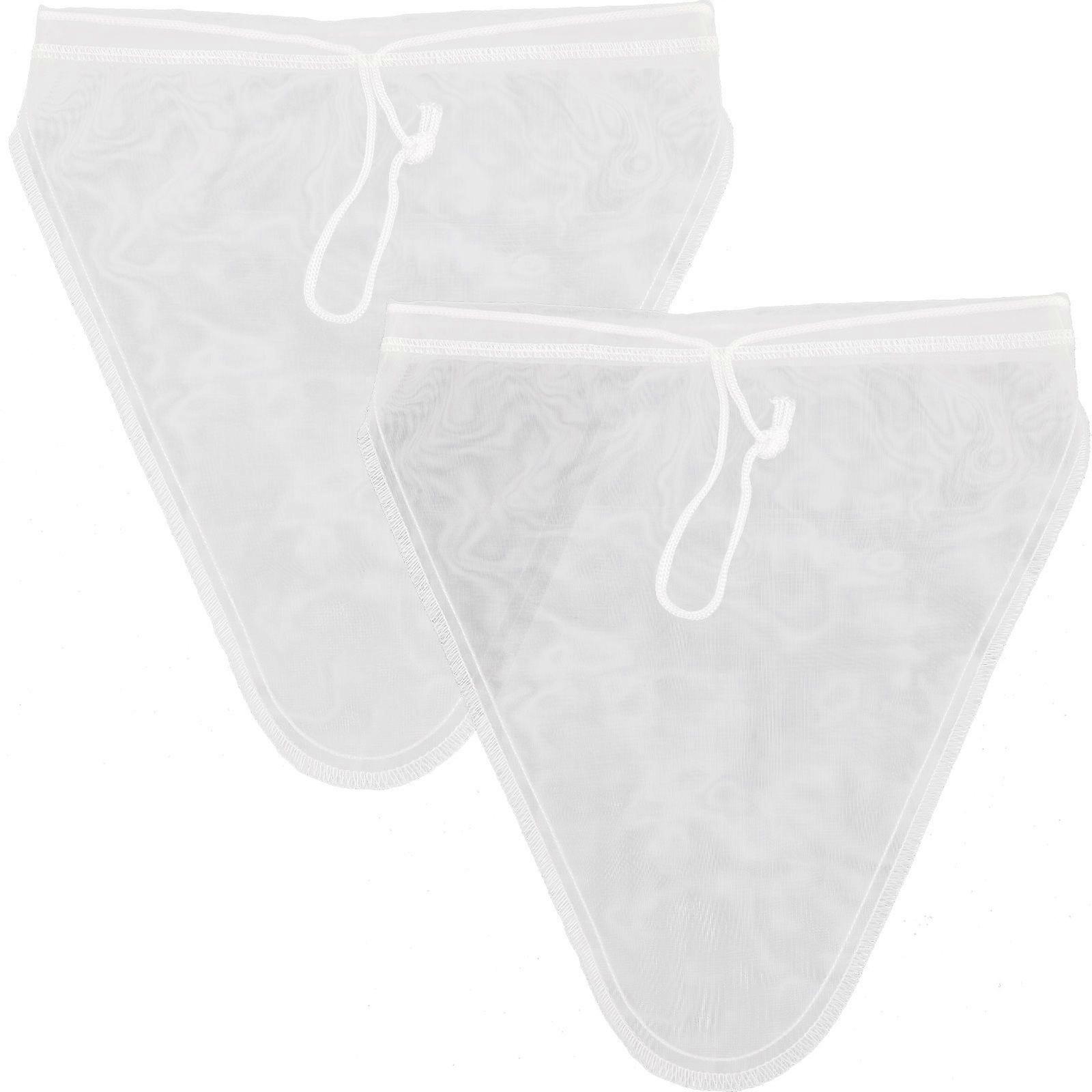 2pcs  Nylon Mesh Filter Bag Soybean Milk Filter Bag Nut Juice Filter Pouches