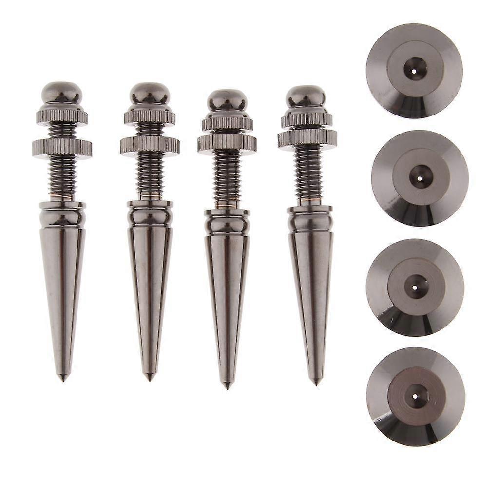 4pcs M8 Solid High-grade Plating Pure Copper Speaker Spikes + 4pcs Pure Copper
