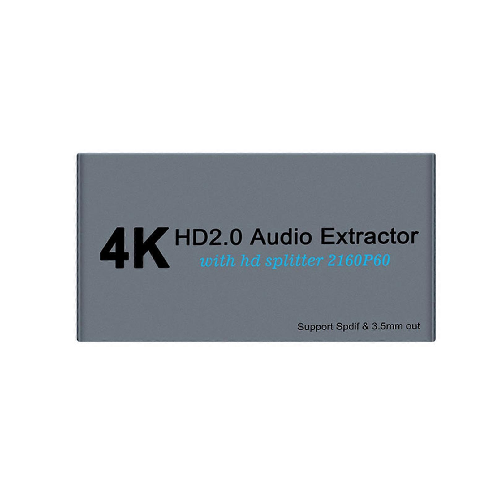 HDMI-compatible 2.0 Audios Extractor Splitter 4K 60Hz SPDIF HDR HDCP Converter