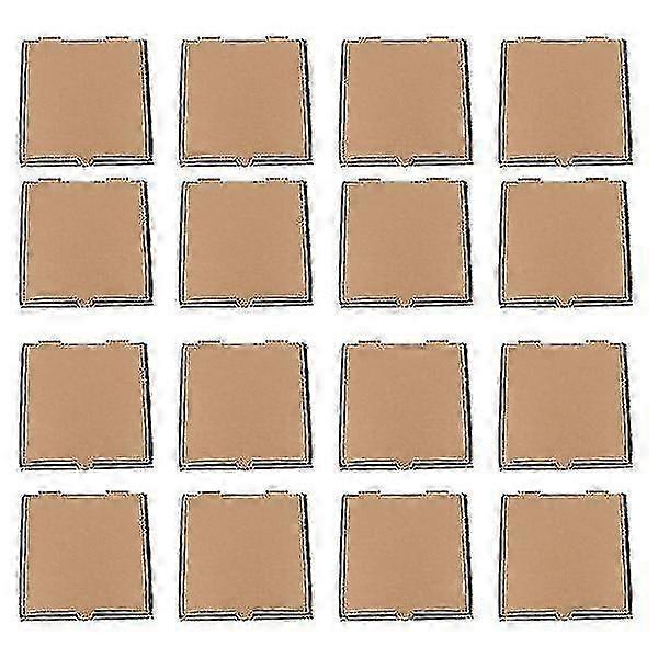 صناديق تغليف بيتزا مصغرة مصنوعة من الورق المقوى مع 25 قطعة وعلبة كرتون مموج