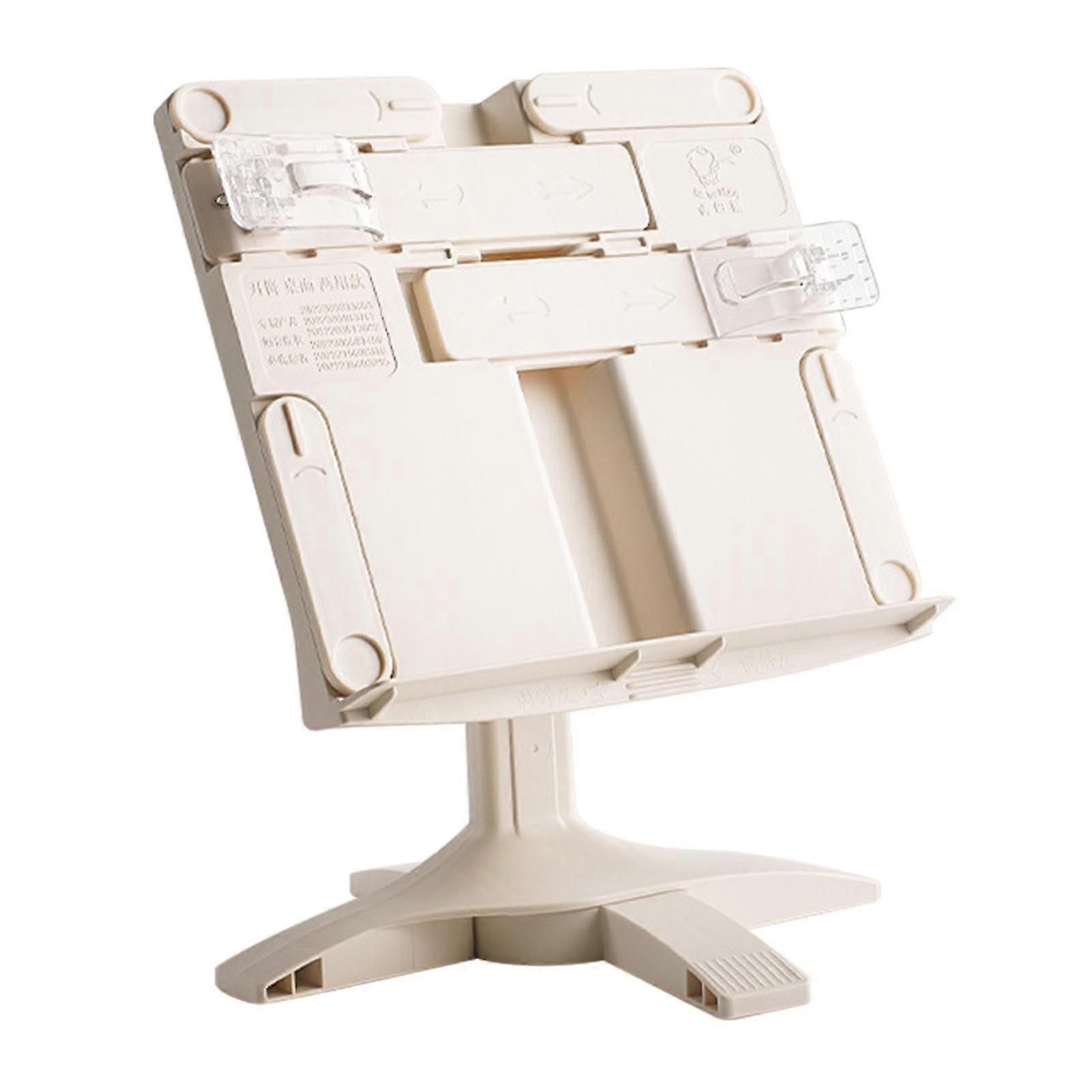 Desktop Reading Stand Stable Base Books Holder with Angle Adjustment for Indoor Outdoor
