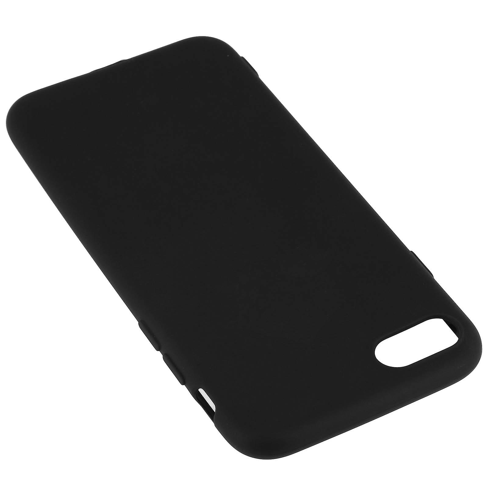 TPU soft case, matte back cover for Apple iPhone 7 / 8 - Black