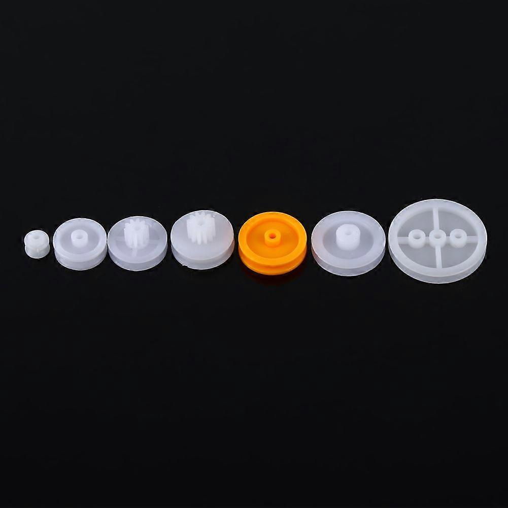 High quality Selected 7 types of model plastic gear kits DIY drive pulley