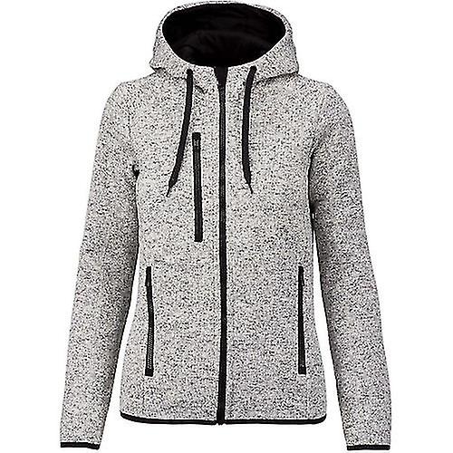 Proact Womens/Ladies Heather Hooded Jacket