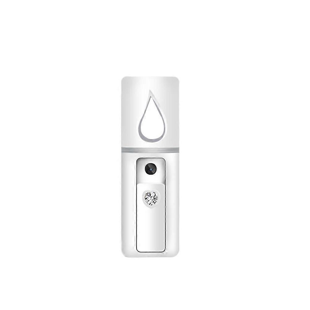 USB Rechargeable Nano Facial Sprayer with Mirror, Portable Mist Sprayer for Makeup Setting, Moisturizing & Hydrating Skin Care, Fine Mist Water