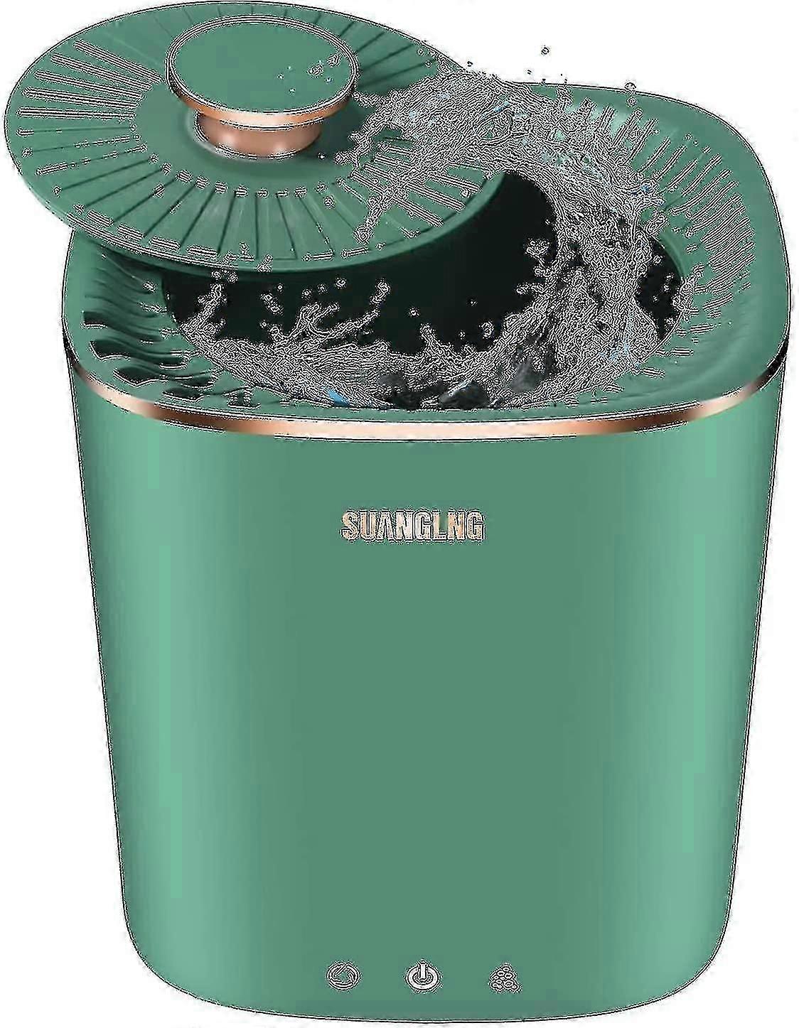 Mini machine à laver, machine à laver de camping portable entièrement automatique, machine à laver turbo compacte de 2,5 L, avec stérilisation, élimine la saleté
