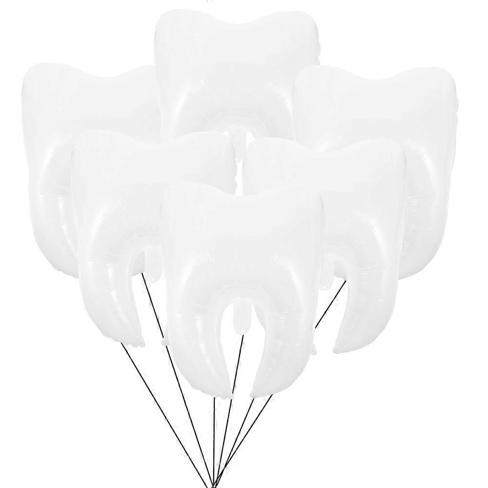 Festive Balloon Decorations Shaped Like Teeth, Simple Yet Classic, Elevates Decor Style