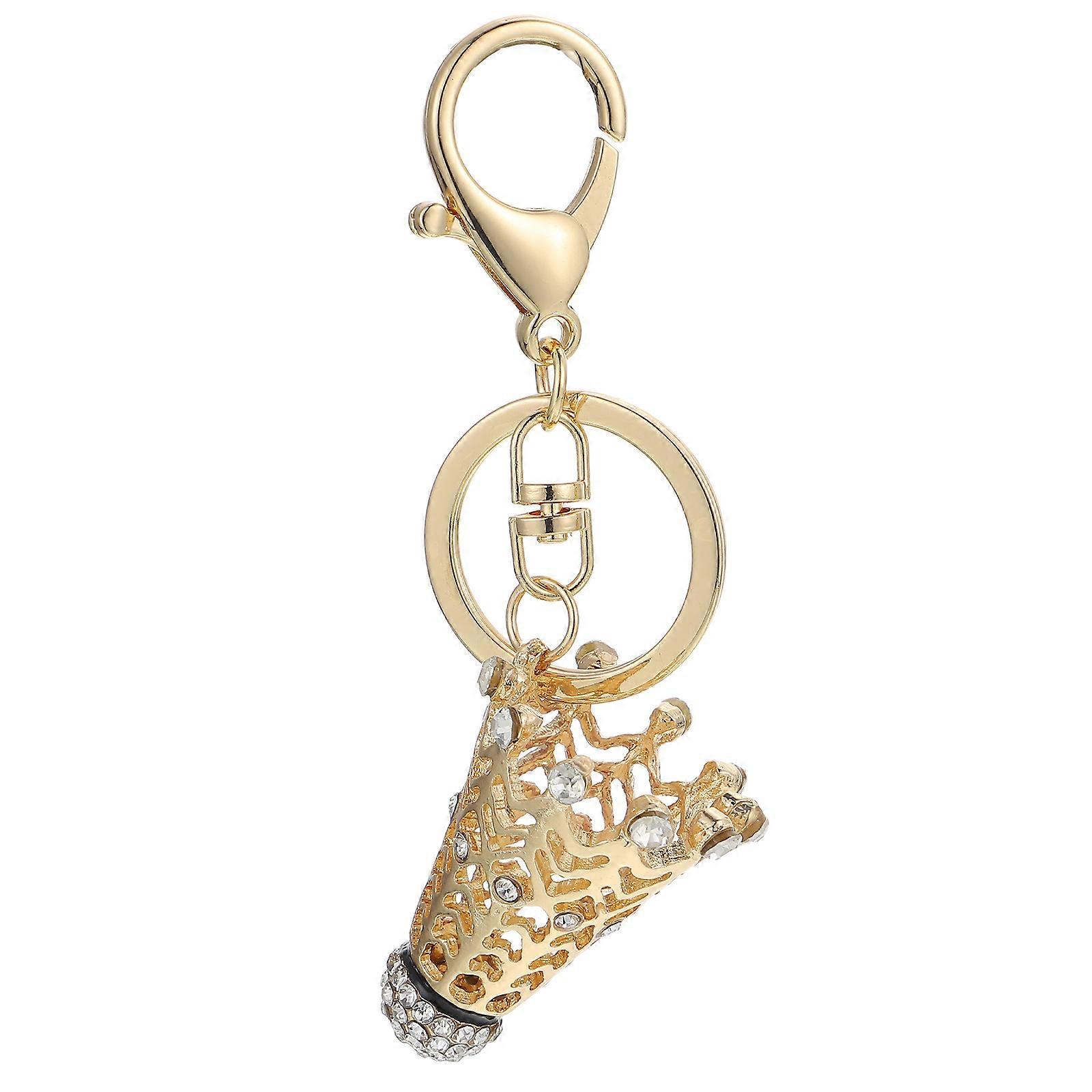 Bag Hanging Decors Badminton Design Key Chains Gifting Occasions White 1Pack