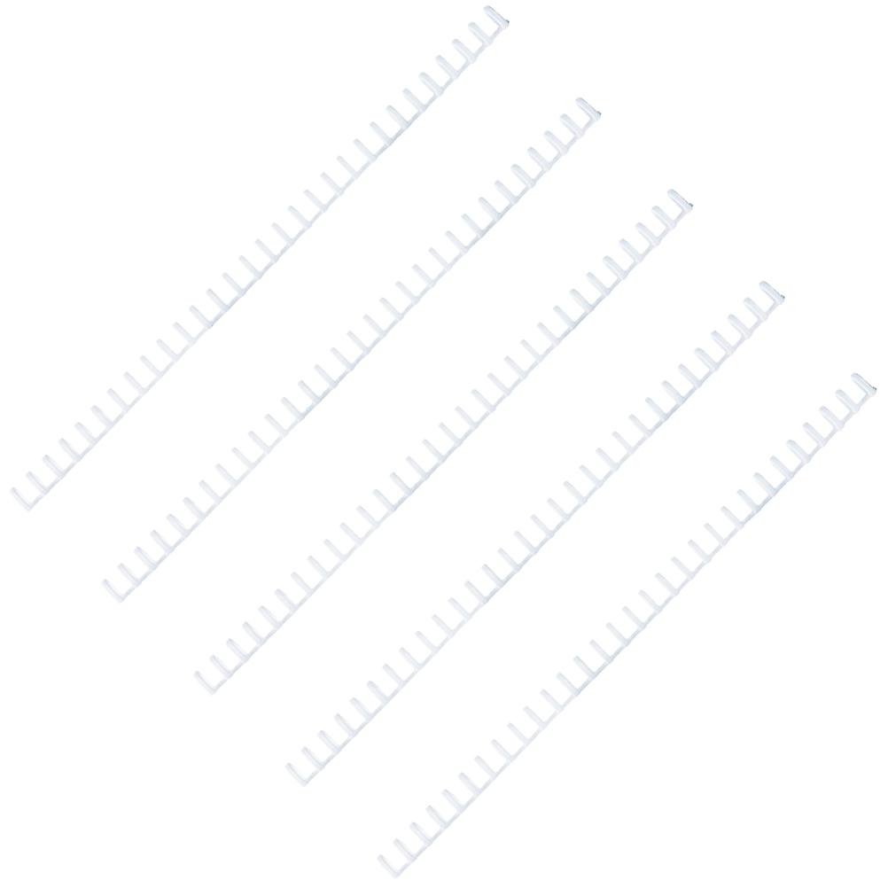5pcs Cuttable White Loose Leaf Hinge for Book Making, DIY Notebooks & Binding Loose Papers