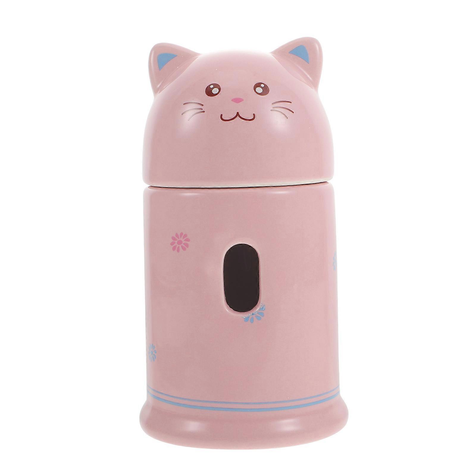 Ceramic Pet Kettle Holder Stand for Hamsters, Rabbits, and Guinea Pigs – Compact Water Bottle Rack & Drinking Fountain Accessory for Easy Cleaning