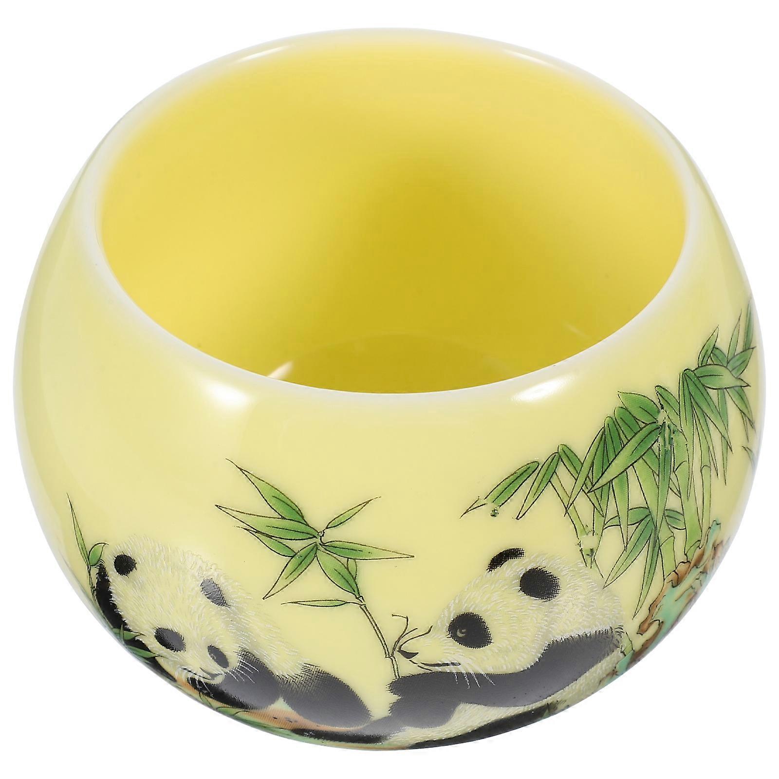 Panda Ceramic Tea Cup Chinese Style Teaware for Home and Office, High Temperature Resistant, Smooth Finish for Tea Lovers