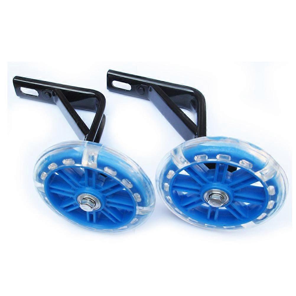 Blue Training Wheels for Bikes – Easy Assembly, Enhanced Balance & Stability Support for Boys Learning to Ride