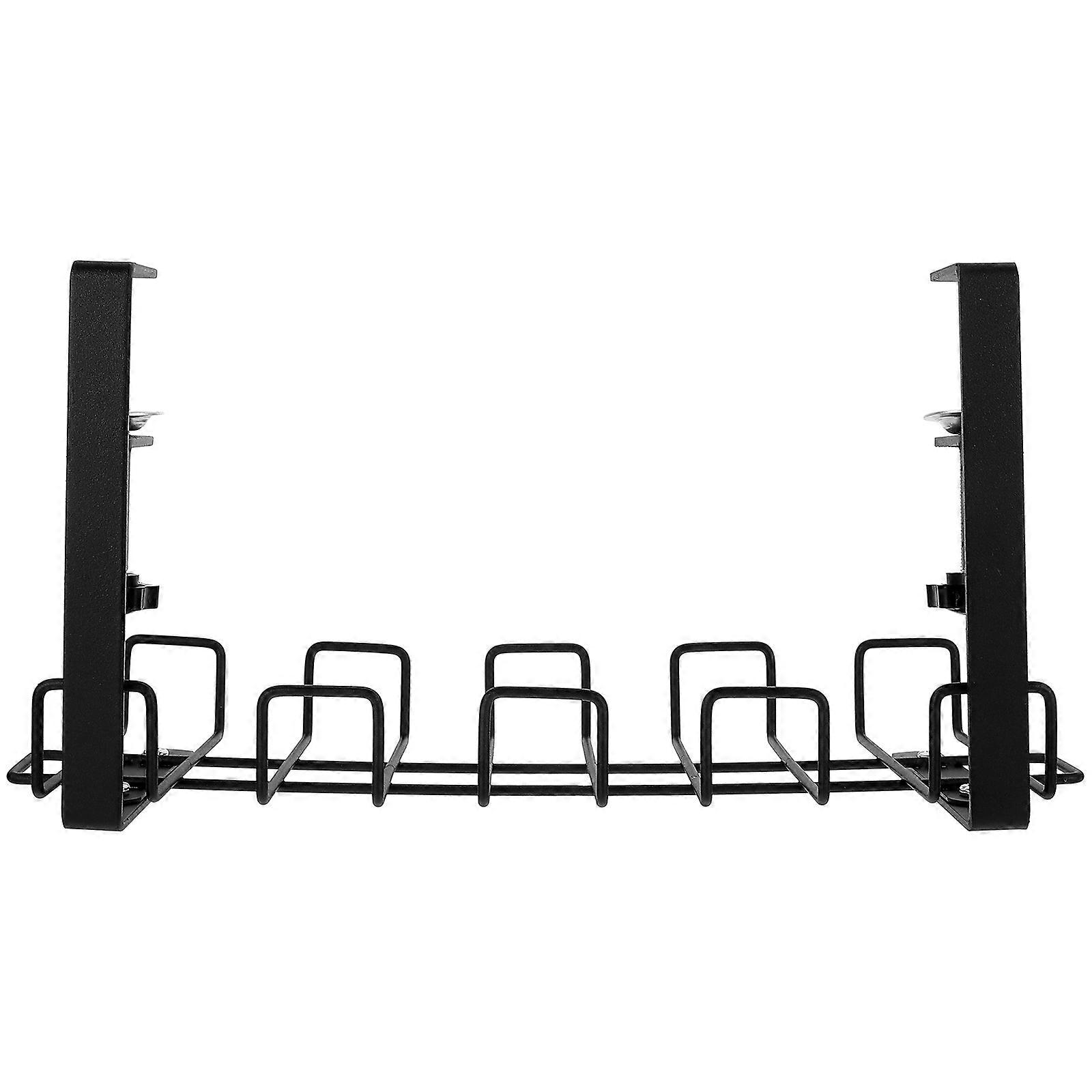 تحت مكتب سلك منظم كابل تخزين الرف الكربون الصلب 40X13.5X19CM 1Pack