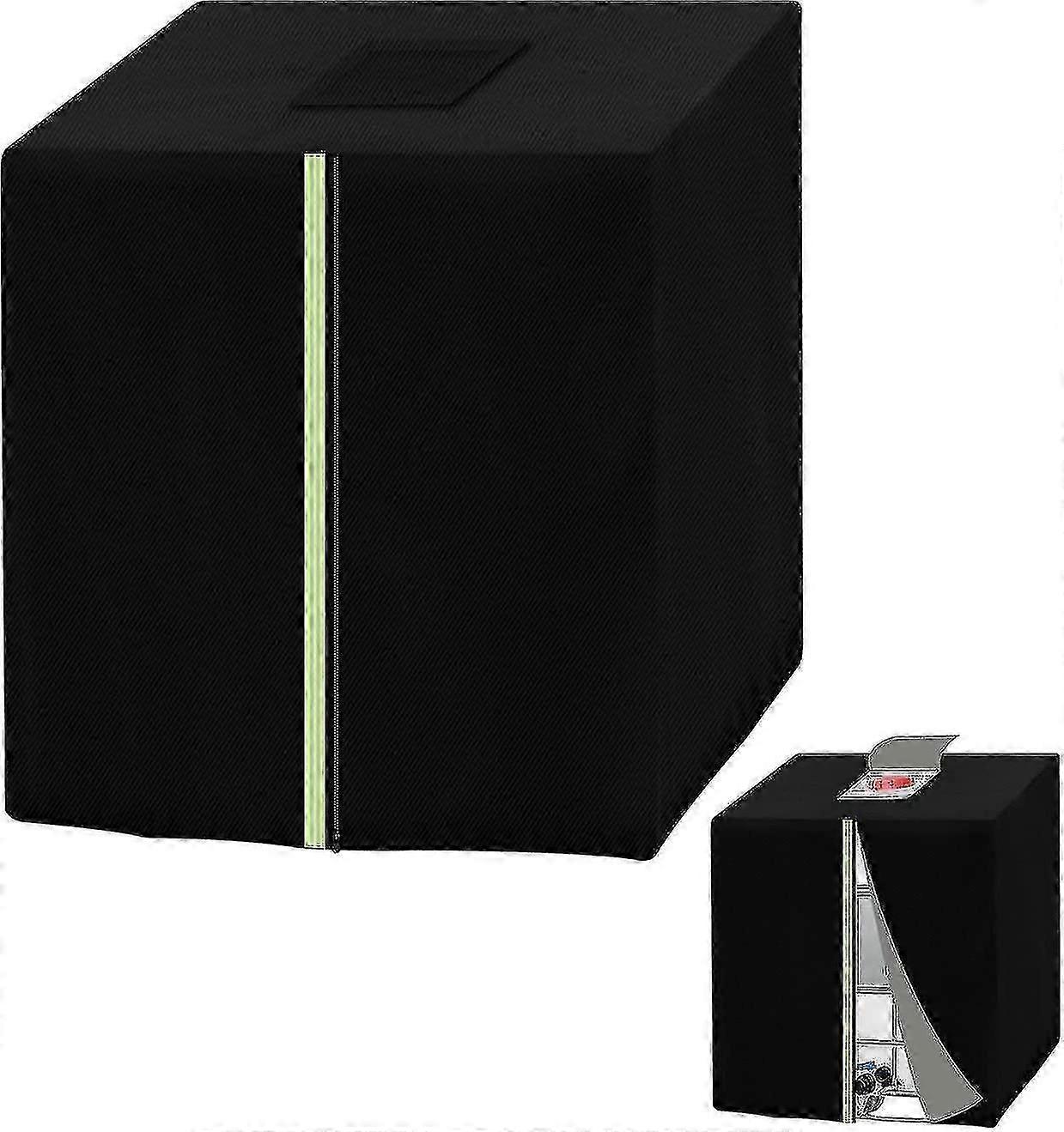 Ibc Abdeckung, Wassertank Ibc Container Plane, 420D Ibc Uv Schutz / Regenwasser Schutzhaube Abdeckung, mit aufklappbarem Reißverschluss, reflektierender Streifen, Passform F