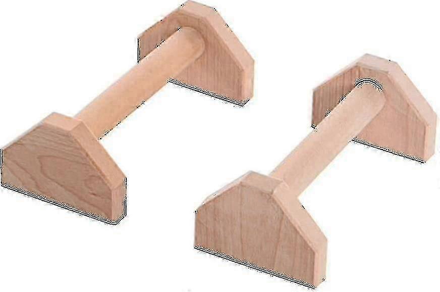 Bimirth Push Up Bars Handstand Wooden Push Ups Push Up Stand Bar Fitness