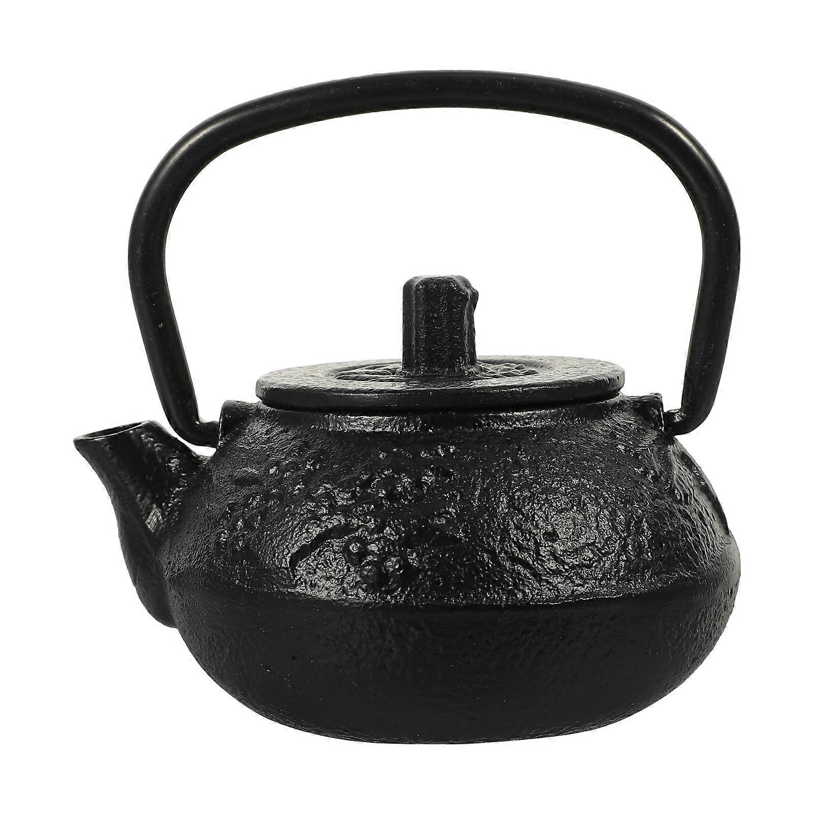 Mini Japanese Cast Iron Teapot Decorative Home Adornment 7.2X6X7CM Retro 1Pack