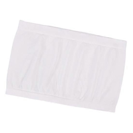 Women Invisible Top Bra Strapless Padded Wireless Anti-slip Up Soft Anti-exposure Solid Color Elastic Lady Bandeau
