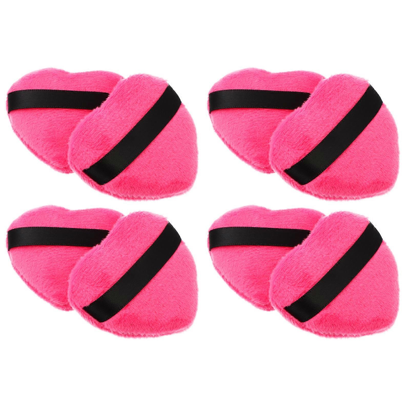 Durable RosyWomen's Makeup Puff for Natural Application and Even Coverage 8pcs Canvas and Fluff