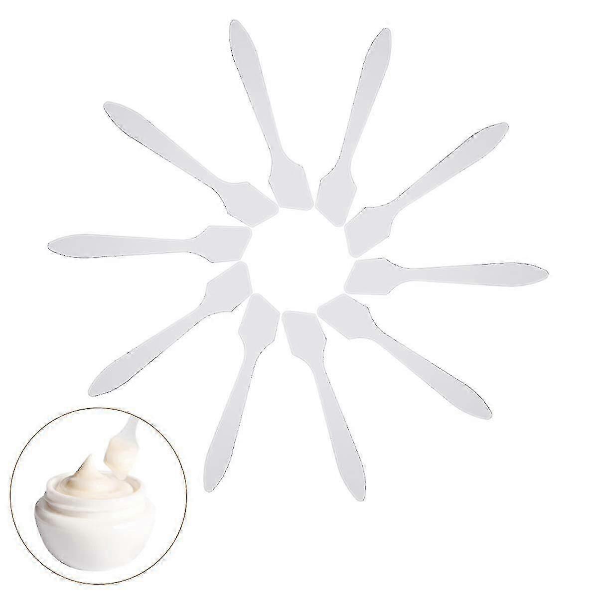 100 Pieces Small Plastic Spatula for Cosmetics, Creams, Crafts - Suitable for Makeup