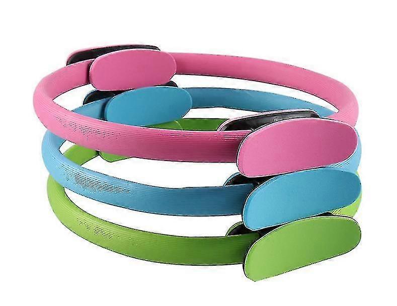3 Pcs Pilates Ring 15 Fitness Circle - Lightweight & Durable Foam Padded Grips