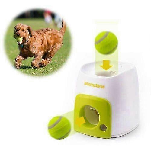 Otomatik Köpek Topu Başlatıcısı Fırlatma Topu Makinesi Tenis Topu Atıcı Küçük Köpekler İçin Otomatik Ve M