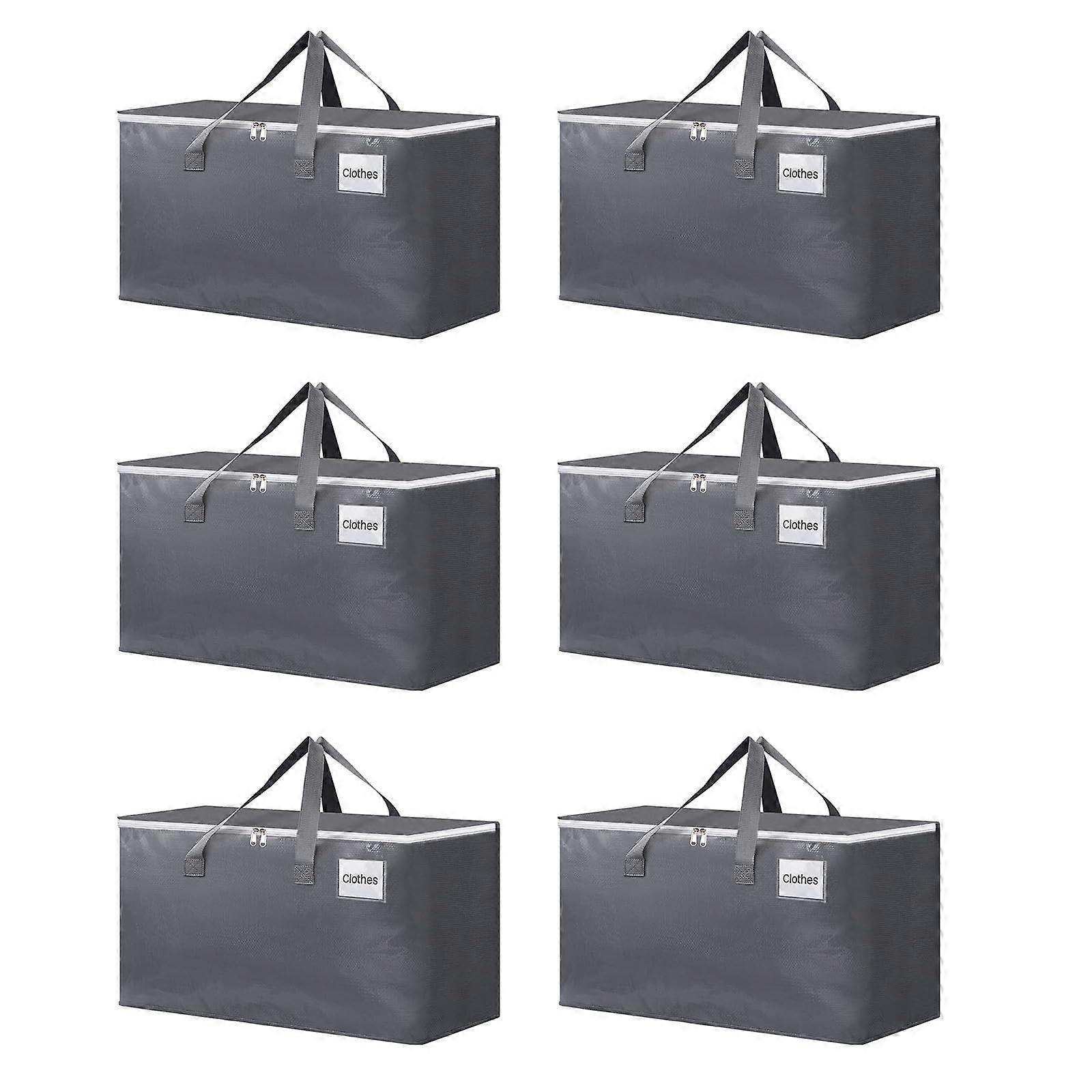 Heavy Duty Large Moving Bags with Backpack Straps, Folds Flat for Easy Storage, Space Saver for Moving and Organizing