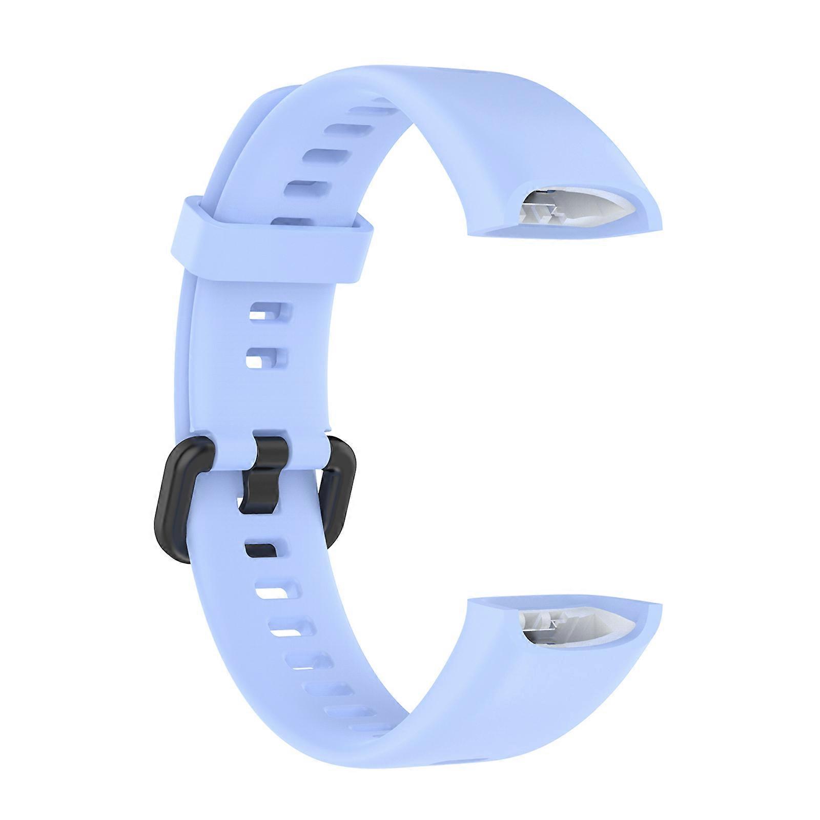 Silicone Watch Strap Watch Band for Huawei Band 4 (Chrysanthemum Blue)