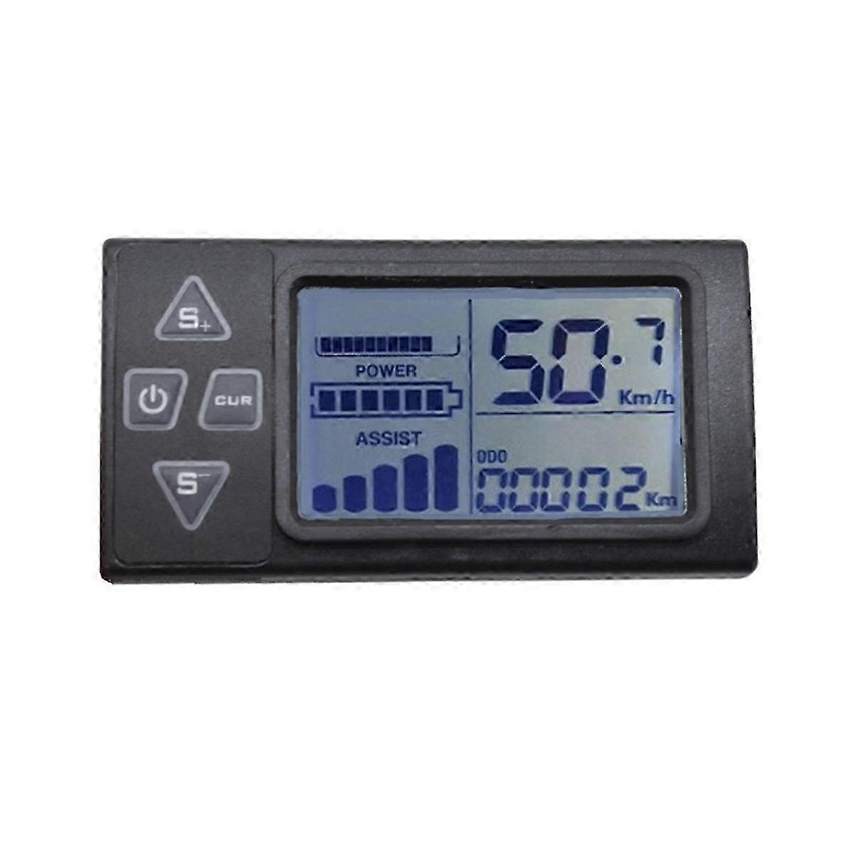 36V 48V S861 Lithium Battery LCD Display Electric Vehicle Mountain Bike Scooter Speedometer