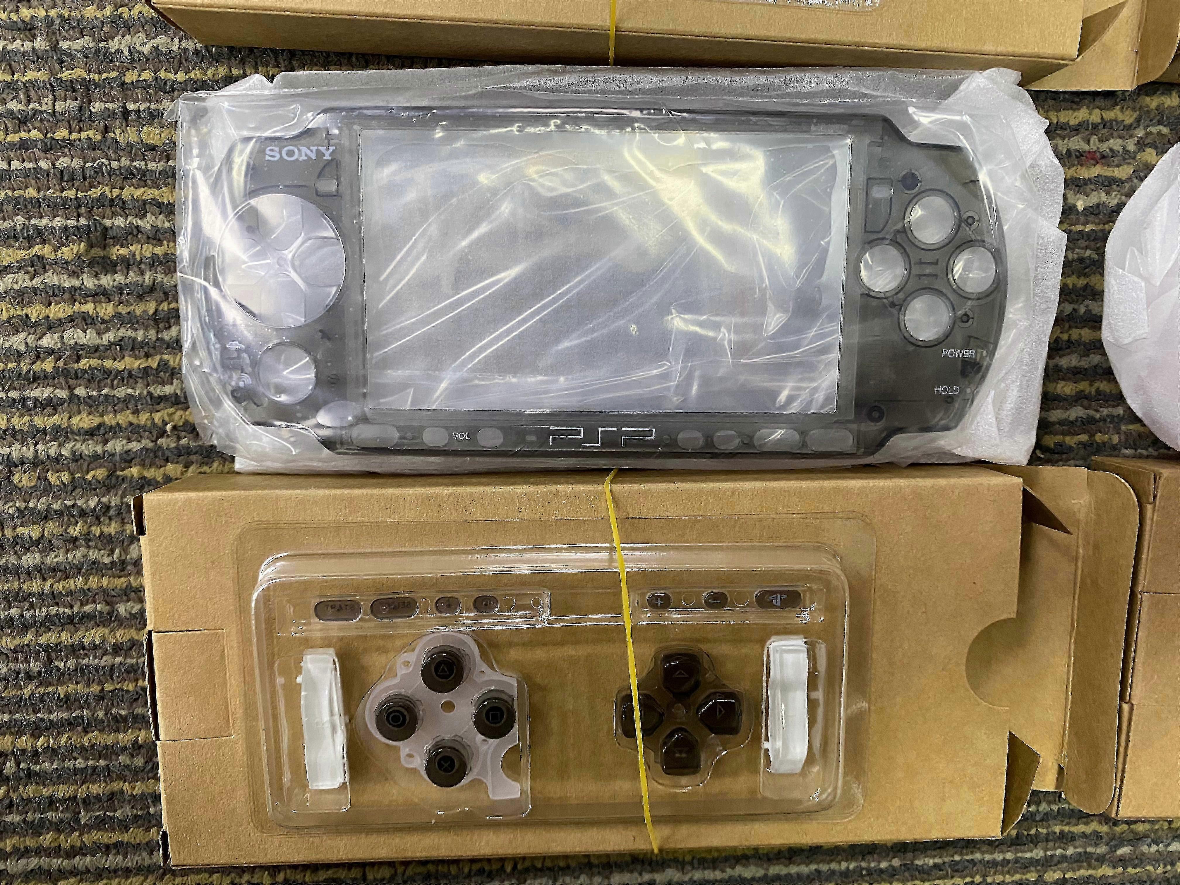 High-Quality Shell Replacement Full Housing Cover Case with Button Kits for Compatible PSP Models