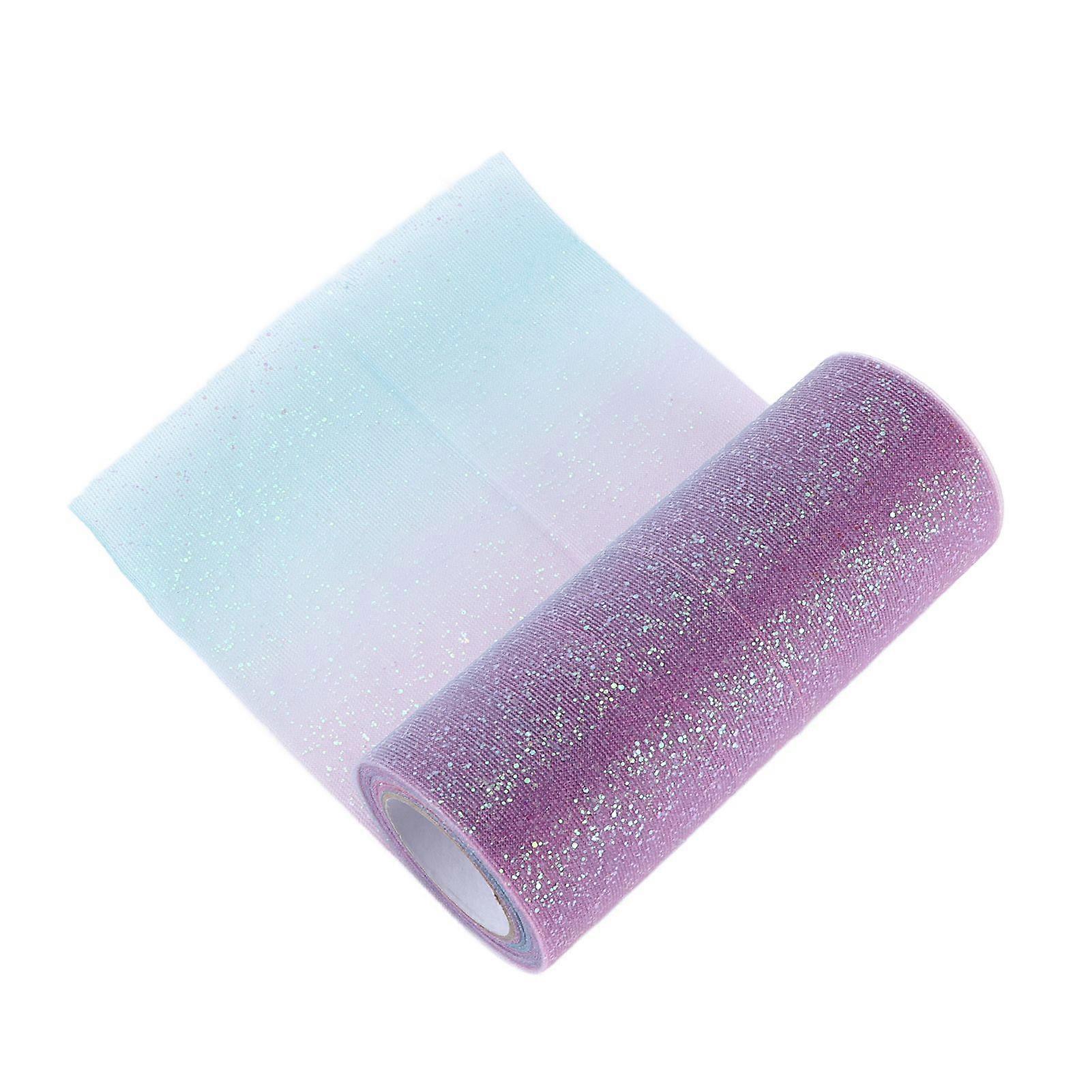 2025 Latest Model Rainbow Glitter Tulle Long Flexible Exquisite Convenient