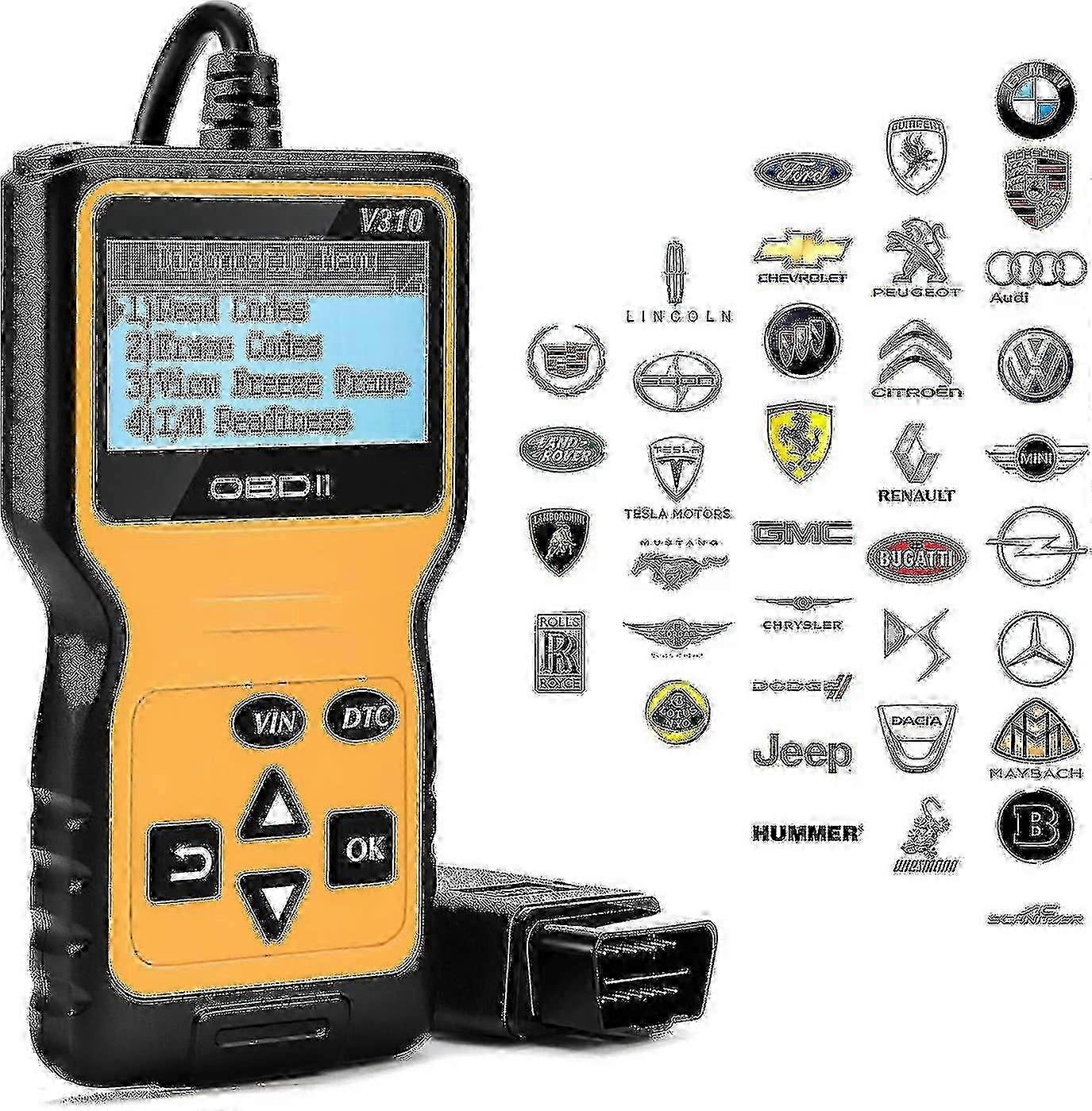 Auto Diagnostic Scanner Tools Auto Reader Car Reader Read And Erase Error Codes Engine Detect