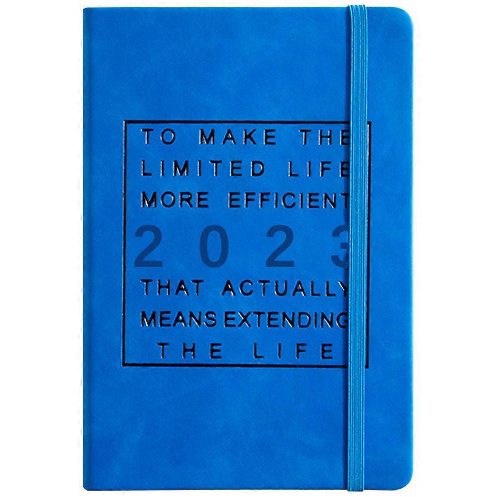 Daily Task Planner Efficient Planner Work Rectangular PU Leather Plan Making 1Pcs