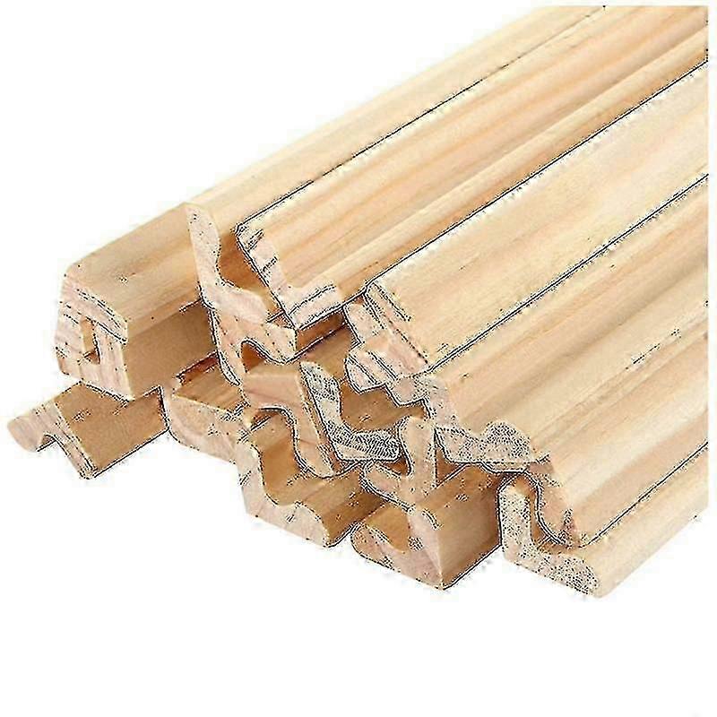 20 Sturdy Wooden Tile Stands for Board Games and Craft Displays (19cm)