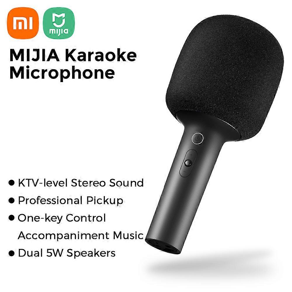 Xiaomi MIJIA Karaokemikrofoni Langaton BT 5.1 -mikrofoni DSP-sirulla/melunvaimennuksella/stereoäänellä/2500mAh ladattava käsikaiutin