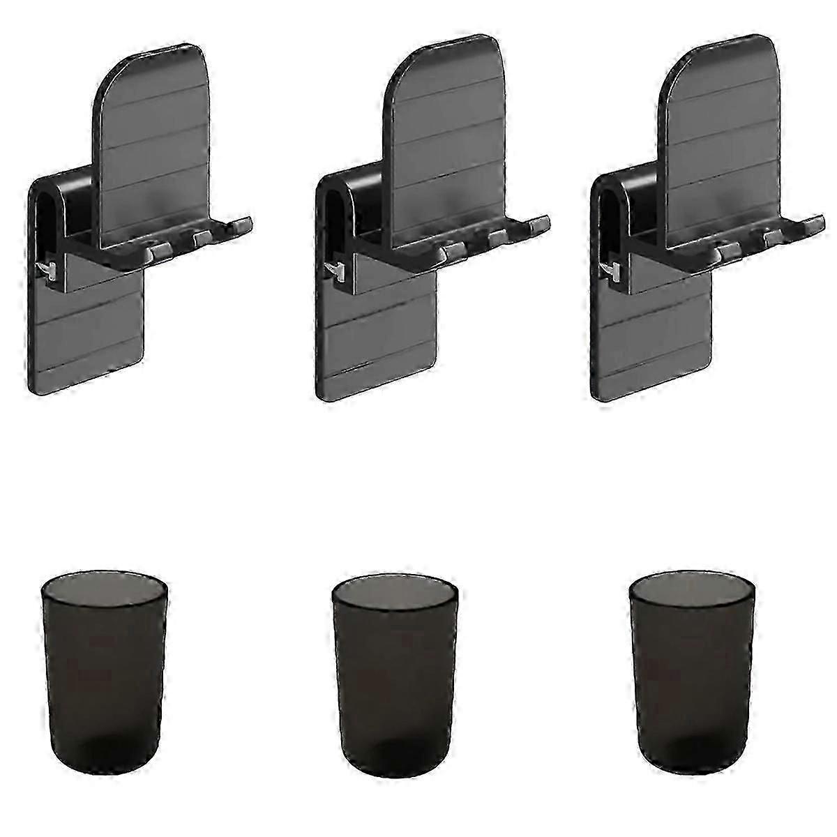 2025年最新モデルの歯ブラシラックパンチフリーバスルーム壁掛けマウスウォッシュカップ