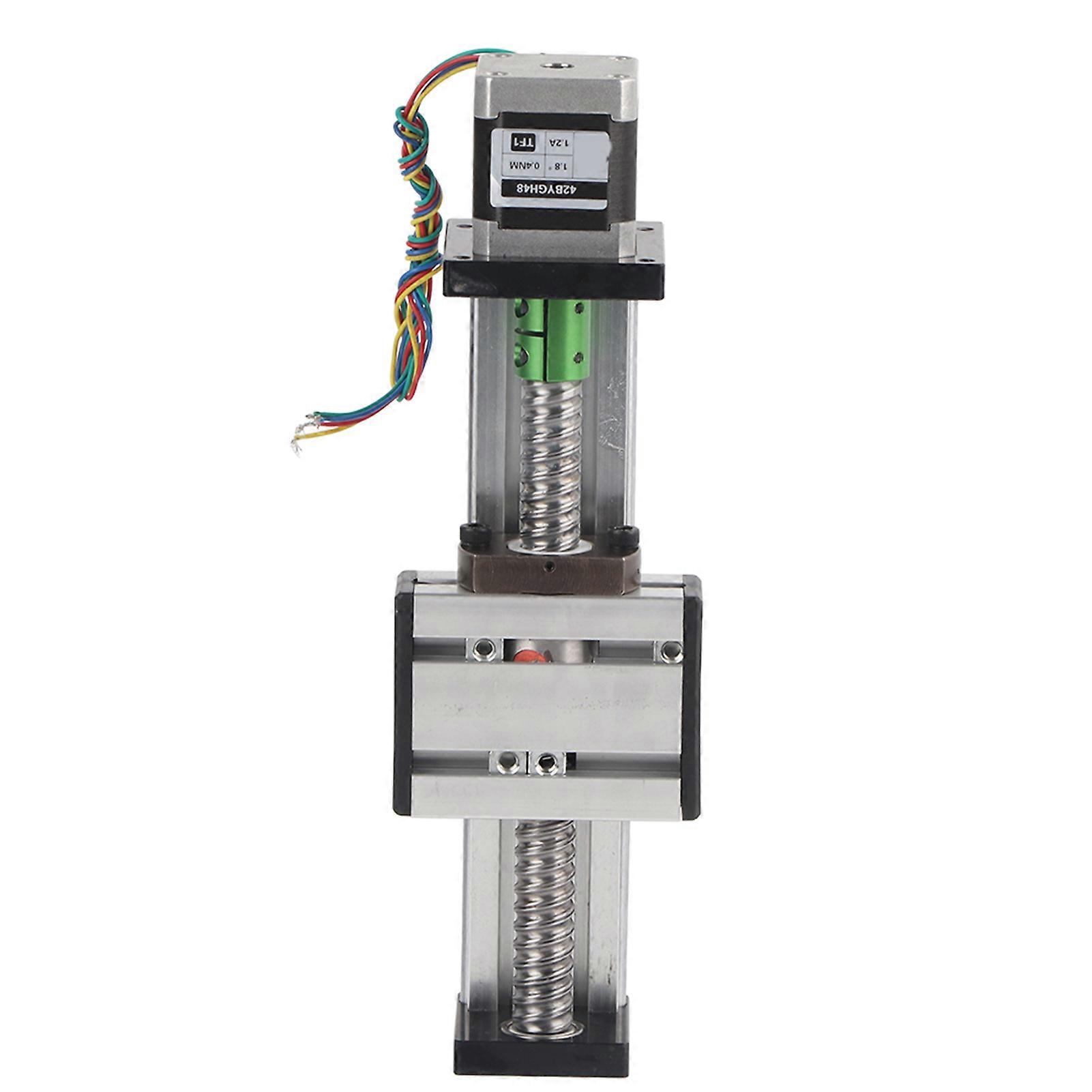 100mm Stroke Single Shaft Ball Screw Linear Guide Rail CNC Sliding Table with 42 Motor (1610)