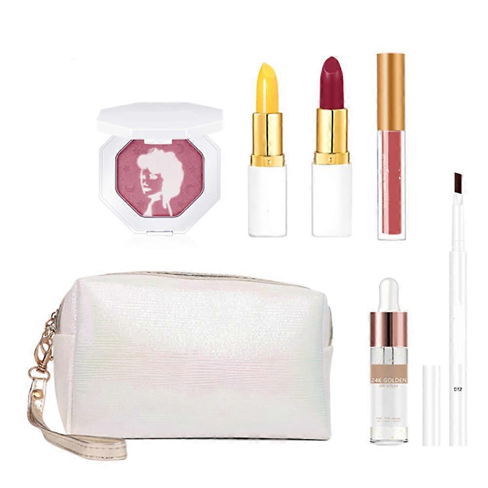 Multifunctional Makeup Set Eyebrow Pen Lipstick Serum Cosmetic Kit