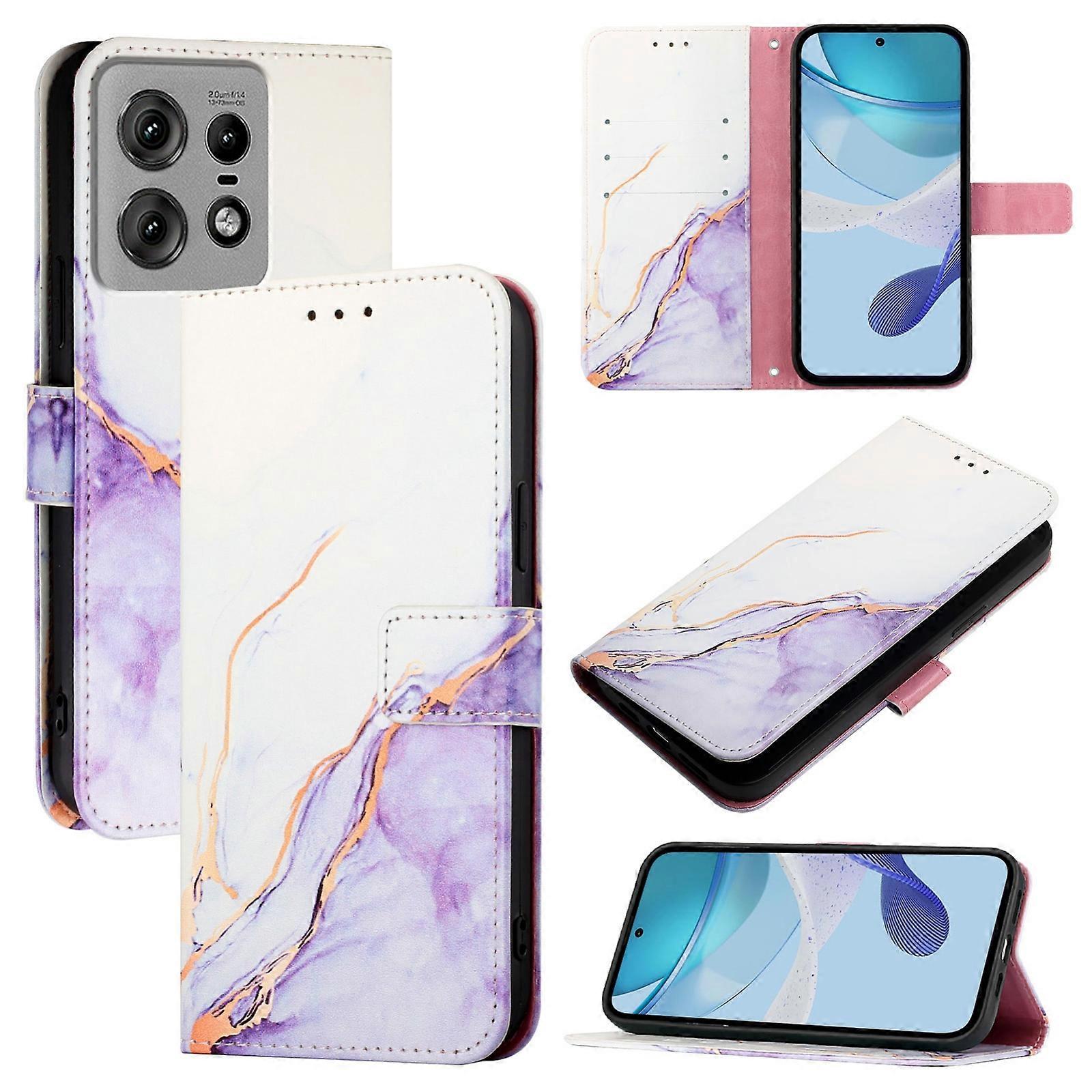PT003 Marble Pattern Flip Leather Phone Case