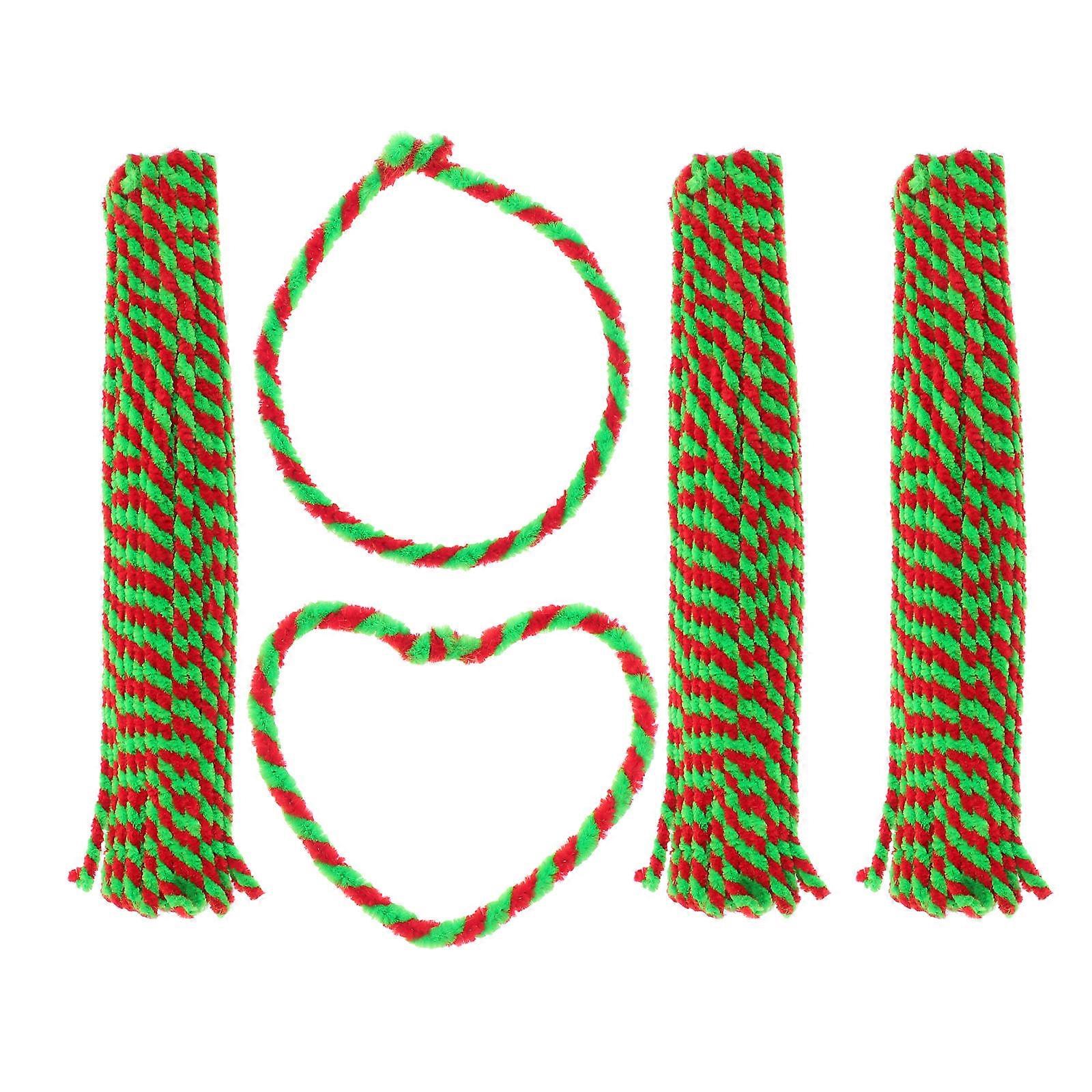 Kid Toys Christmas Celebration DIY Sticks Educational Toy Plush Handmade Materials Multi Color 30.00X0.50X0.20CM Twistable Shape 150Pcs